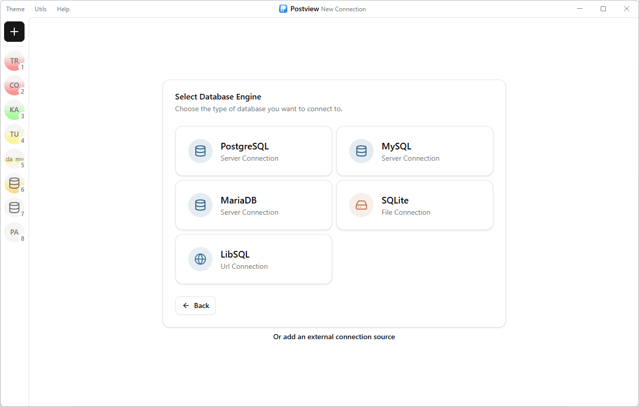 Database Engine Selection